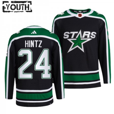 Dallas Stars tröja Roope Hintz 24 Adidas 2022-23 Svart Reverse Retro 2.0 Authentic - NHL Tröjor Barn